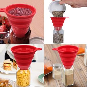 OEM/ODM Cozinha Funil De Dobramento Do Óleo Do Produto Comestível Transferência Líquida <span class=keywords><strong>Mini</strong></span> Funil De Silicone Dobrável - Product Image 6