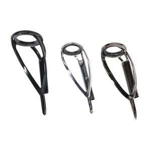 Blanco de plata No daño a línea de pesca aparejos de pesca rod guías anillo utilizado para flujo de polo - Product Image 2
