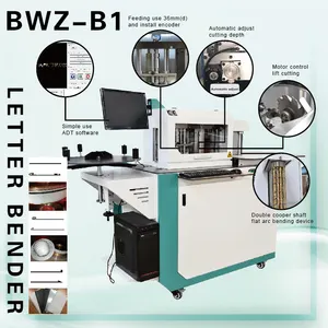 Factory Sale Multifunctional Automatic Channel Letter Bending Machine For Infinity Marquee Lights letters frame belt machine