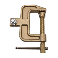 Pince de terre en laiton durable et de haute qualité, personnalisée pour la mise à la terre