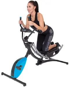 Indoor Multi-functional Body Building Easy Glider AB coaster AB Exercise Glider Abdominal Crunch Machine Steel Magnetic bike