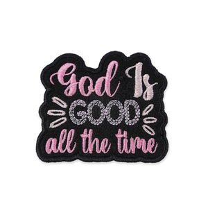 Thiết Kế Mới Tùy Chỉnh Bán Buôn Thiên Chúa Là Thêu Tốt Báo Chí Nhiệt Vá Vải Phương Tây Thêu Sắt Trên Các Bản Vá Lỗi Cho Quần Áo Mũ - Product Image 4