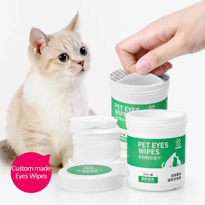 Pet Chải Chuốt Khăn Lau Nhà Máy Tùy Chỉnh Thực 120 Chó Aloe Giữ Ẩm Mèo Nước Mắt Vết Làm Sạch Khăn Lau Ướt