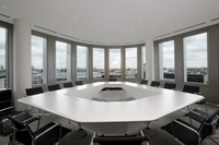 Bureau de formation intelligent, en pierre artificielle, blanc, pour salle de conférence, Table moderne, de luxe