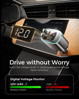 Câble USB-C 4-en-1 72W pour iPhone 17, chargeur de voiture rétractable rapide USB-C, chargeur de téléphone allume-cigare, 2 câbles USB-C, 2 ports USB