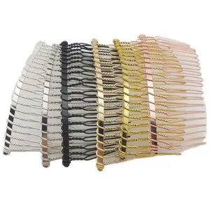 20 Teeth Wire Twist Veil Hair Side Combs