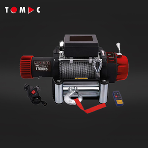 TOMAC Treuil de voiture électrique à corde en acier professionnel 12V/24V 17000lbs pour le <span class=keywords><strong>remorquage</strong></span> et la récupération à usage intensif - Product Image 1