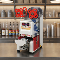 Machine de scellage automatique de gobelets ET-95SN avec logo personnalisé pour bubble tea et boissons (plastique et papier) - Meilleur fournisseur de bubble tea de Taïwan