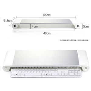 Support d'écran multifonctionnel en aluminium pour ordinateur portable avec hub de charge USB et organisateur de rangement pour clavier - Product Image 2