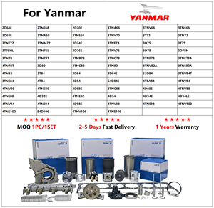 Hou Duo Yanmar Set di riparazione di revisione Diesel 4 tnv98 <span class=keywords><strong>Kit</strong></span> di rivestimento del cilindro 129907-01100 Set di pistoni 129907-22090 <span class=keywords><strong>Kit</strong></span> di guarnizioni 729907-92760 - Product Image 5