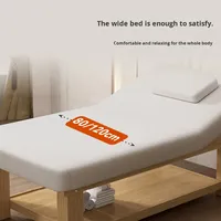 Table de massage réglable en cuir PU – Éponge haute densité durable pour salle de sport, salon et massage corporel complet