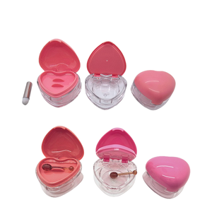 Nueva película de labios Love Layer <span class=keywords><strong>en</strong></span> 6g Embalaje de plástico denso Máscara de labios <span class=keywords><strong>Tarro</strong></span> Espátula Concha de almeja Cosméticos ecológicos Materiales reciclados - Product Image 3