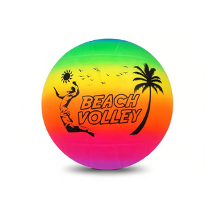 Balón de Voleibol de Playa Arcoíris de 22 cm, PVC, 200 g, para Jugar al Aire Libre - Product Image 2