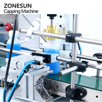 ZONESUN ZS-XGC1 Machine de capsulage de petite bouteille en plastique de vis automatique pneumatique à tête unique