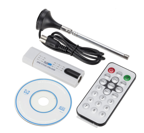 Enough Stock Hot Digital Satellite DVB T2 USB TV Stick Tuner With Antenna Remote HD USB TV Receiver DVB-T2/DVB-T/DVB-C/FM/DAB USB TV Stick