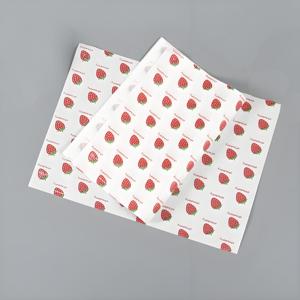 Papel encerado para carnicería, de calidad alimentaria, a prueba de grasa, con logo impreso a doble cara, para envolver fideos/ensaladas - Product Image 2