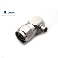 Suministro de fábrica Precio atractivo Conector coaxial tipo N 50ohm N macho R/A soldadura para 250. Cable
