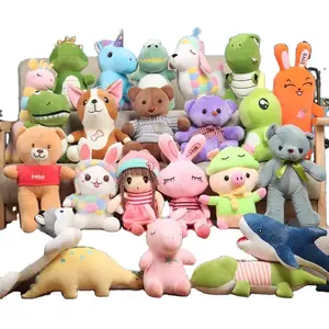 Plush đồ chơi trên bán mùa Thanh lý gói phong cách sang trọng tùy chỉnh unisex nhà sản xuất bán Hot Bán buôn thỏ đồ chơi sang trọng 7 ngày