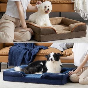 Popular ortopédico impermeable perro sofás camas de espuma viscoelástica camas para mascotas sofá cama para mascotas colchón para perros - Product Image 3