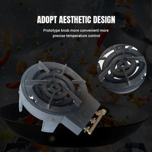 पोर्टेबल मिनी उच्च दबाव गैस बर्नर कास्ट आयरन आउटडोर कैंपिंग वॉक स्टोव घरेलू खाना पकाने के लिए इग्निशन स्विच के साथ - Product Image 5