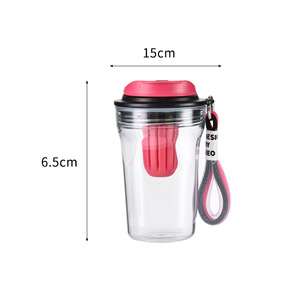 Xuất hiện cao cấp nhựa rơm cup nhiệt độ cao và thả kháng cầm tay xử lý với trà bin nước ngoài trời cup - Product Image 4