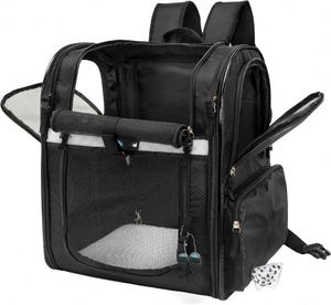 Échantillon gratuit : Sac de transport pliable pour chat, avec lit imperméable - Sac de transport pliable en plastique pour porte avant - Product Image 3