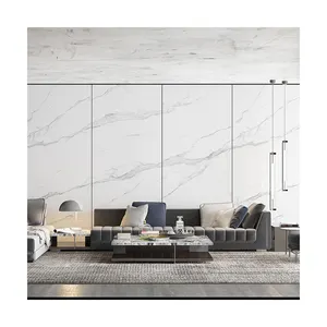 Azulejos de cerâmica de mármore 2400x1200mm esmalte polido ideal para banheiros e pisos de pedra artificial