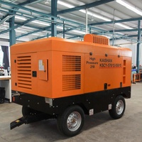 Compresseur diesel mobile résistant de vis de Kaishan pour l'exploitation minière et l'énergie et l'ingénierie de conservation de l'eau