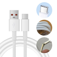 Câble de données USB vers Type-C de haute qualité à charge rapide 6A 1m pour téléphone IOS, ordinateur, imprimante
