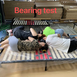 Estructura de <span class=keywords><strong>cama</strong></span> tamaño Queen ajustable con listones de madera, <span class=keywords><strong>base</strong></span> de <span class=keywords><strong>cama</strong></span> <span class=keywords><strong>minimalista</strong></span> para <span class=keywords><strong>base</strong></span> de colchón, diseño sin ruido - Product Image 6