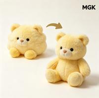 Peluche réversible Capybara, Pingouin, Ours, Lapin, Chat, Dinosaure – Jouet doux à double face pour la vente en gros et les cadeaux en vrac