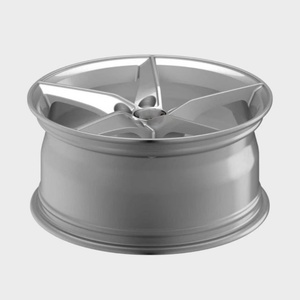 18X85 18 Inch Et 35 5X112 Alloy 1 Piece Forged 5 Spoke Wheels <strong>Rims</strong> Silver For Vw <strong>Volkswagen</strong> Passat R36 Cc B5 B6 B7 - Product Image 2