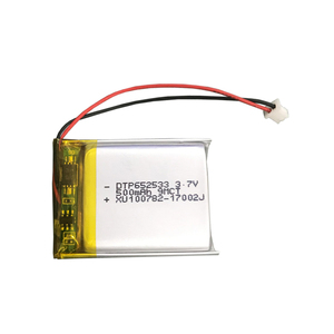 KC IEC32133認証済み 3.7v 500mah 充電式リチウムポリマー 652533 リチウムイオン電池 タブレット用 - Product Image 3