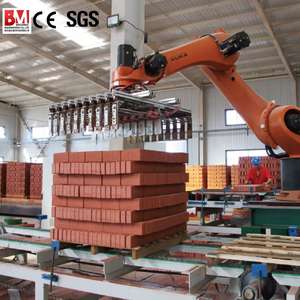 用于粘土瓦块砖块堆叠码垛线的隧道窑机器人机械手粘土砖编程设置机 - Product Image 1
