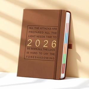 2026 Custom Logo Planner Personalized <b>A5</b> Hardcover Journal with PU <b>Notebook</b> Promotion Product - Product Image 5
