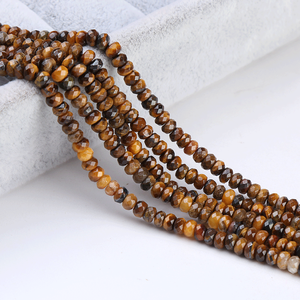 Cuentas Sueltas de Piedras Preciosas Marrones con Corte Brillante de 8 mm, Cuentas Minerales, Tamaño Personalizado, Tratamiento Térmico, Piedra Preciosa Natural - Product Image 6