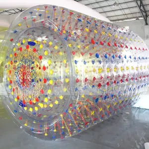 JOYFUL FUN-Bola zorb inflable para caminar, rodillo parpadeante transparente, gran oferta - Product Image 1