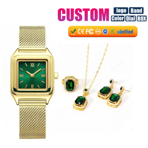 Fashion Women’s <b>Watch</b> Set Girls Necklace <b>Watch</b> Bracelet Earring Sets Ladies Interchangeable Strap <b>Watch</b> Set - Product Image 1