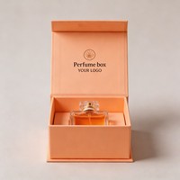 Boîte cadeau de luxe rigide et recyclable pour parfum, avec logo personnalisé, pour flacon de parfum en verre de 50 ml et 100 ml avec mousse EVA