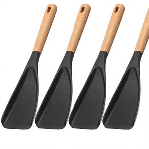 Small Premium Kitchen Silicone Spatula Set 5 Heat Resistant Non-Stick Flexible Utensils Dishwasher Safe Hand Wash Only Guangdong - Product Image 2