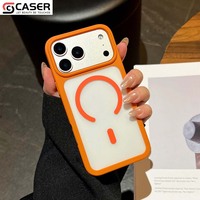 Coque arrière magnétique givrée translucide, finition effet peau, finition pulvérisée, bords souples, antichoc, grande découpe pour appareil photo pour iPhone 11-18