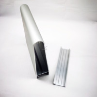 Volets en aluminium à lamelles, revêtement en poudre, anodisés, verticaux, pour l'ombrage et l'isolation