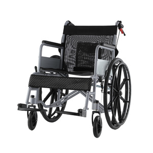 Fauteuil roulant médical Le Chi, pliable, léger, inclinable, pour personnes âgées et handicapées, avec frein en U et siège confortable - Product Image 3