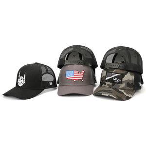 Gorras Trucker Unisex de 6 Paneles, de Algodón, Lisas, de Perfil Bajo, Multicolores, Negras, Vintage, con Parche 112, de Alto Rendimiento y Moda - Product Image 2