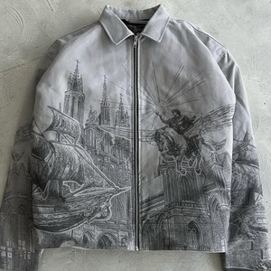 Giacca Baggy da Uomo in Cotone Spesso con Ricami 3D Personalizzati, Taglio Boxy, Stile Streetwear Invernale - Product Image 2