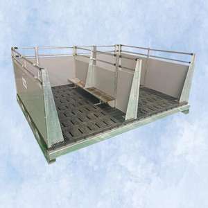 Nouvel équipement professionnel pour élevage de porcs, mangeoire en acier galvanisé, cage de nurserie pour porcelets, cage de sevrage, longue durée de vie, HENGYIN HY236 - Product Image 1