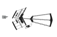 Antenne TV UHF extérieure Xinxidi Triple Yagi avec filtre intégré