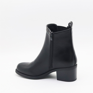 Nuovo stile stivaletti <span class=keywords><strong>con</strong></span> tacco spesso da donna <span class=keywords><strong>con</strong></span> fibbie allacciate - Product Image 4