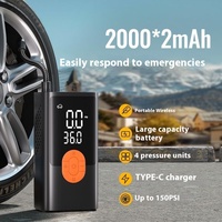 Hot-Selling 150psi Portable Sans Fil Pompe À Air De Voiture Smart Gonfleur De Pneu Électrique ABS 150psi Boîte De Pression D'air pour Vélo Tout-Terrain