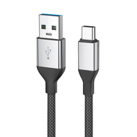 Cable USB 3.0 con Conector de Carga Rápida 3A PD 30W, 45W, 60W, Conductor de Cobre Puro, Material de Nailon, Multifunción, Transferencia de Datos